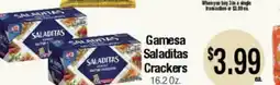 Big Saver Foods Gamesa Saladitas Crackers offer