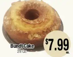Big Saver Foods Bundt Cake offer