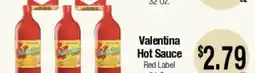 Big Saver Foods Valentina Hot Sauce Red Label offer