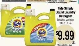 Big Saver Foods Tide Simply Liquid Laundry Detergent offer
