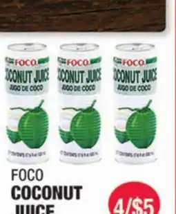 Carnicerias Jimenez FOCO COCONUT JUICE offer