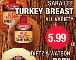 Carnicerias Jimenez SARA LEE TURKEY BREAST offer