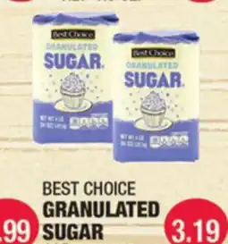 Carnicerias Jimenez BEST CHOICE GRANULATED SUGAR offer