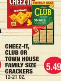 Carnicerias Jimenez CHEEZ-IT, CLUB OR TOWN HOUSE FAMILY SIZE CRACKERS offer