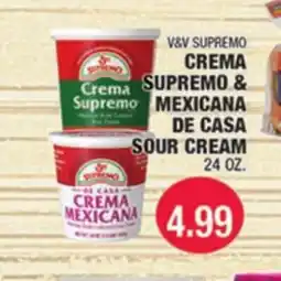 Carnicerias Jimenez V&V SUPREMO CREMA SUPREMO & MEXICANA DE CASA offer