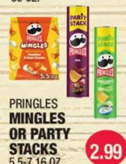 Carnicerias Jimenez PRINGLES MINGLES OR PARTY STACKS offer