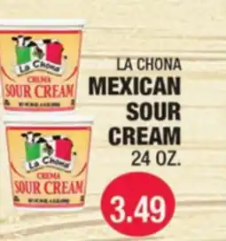 Carnicerias Jimenez LA CHONA MEXICAN SOUR CREAM offer