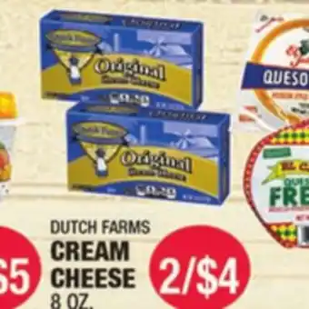 Carnicerias Jimenez DUTCH FARMS CREAM CHEESE offer