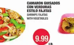 Carnicerias Jimenez CAMARON GUIADOS CON VERDURAS ESTILO FAJITAS offer