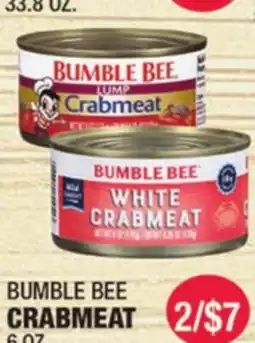 Carnicerias Jimenez BUMBLE BEE CRABMEAT offer