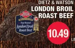 Carnicerias Jimenez DIETZ & WATSON LONDON BROIL ROAST BEEF offer