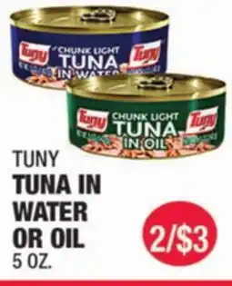 Carnicerias Jimenez TUNY TUNA IN WATER OR OIL offer