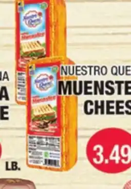 Carnicerias Jimenez NUESTRO QUEEN Muenster CHEESE offer