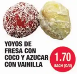 Carnicerias Jimenez YOYOS DE FRESA CON COCO Y AZUCAR CON VAINILLA offer