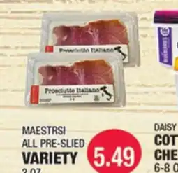 Carnicerias Jimenez MAESTRSI ALL PRE-SLIED VARIETY offer