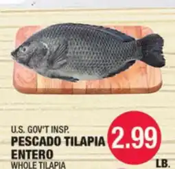 Carnicerias Jimenez U.S. GOV'T INSP. PESCADO TILAPIA ENTERO offer