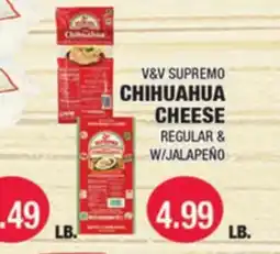 Carnicerias Jimenez V&V SUPREMO CHIHUAHUA CHEESE offer