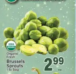 Angelo Caputo's Fresh Market Organic Fresh Brussels Sprouts offer