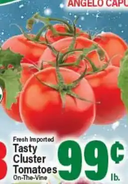 Angelo Caputo's Fresh Market Fresh Imported Tasty Cluster Tomatoes On-The-Vine offer