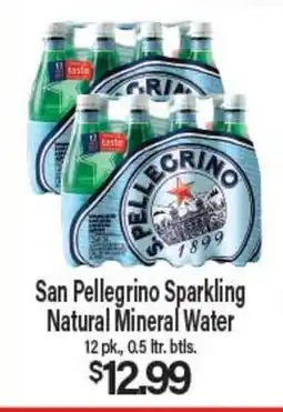 Angelo Caputo's Fresh Market San Pellegrino Sparkling Natural Mineral Water offer