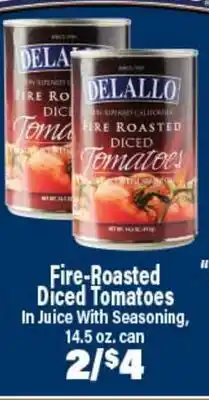 Angelo Caputo's Fresh Market Fire-Roasted Diced Tomatoes offer