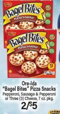 Angelo Caputo's Fresh Market Ore-Ida Bagel Bites Pizza Snacks offer