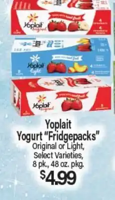 Angelo Caputo's Fresh Market Yoplait Yogurt Fridgepacks offer