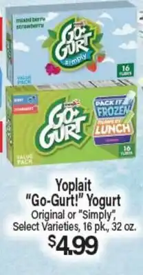 Angelo Caputo's Fresh Market Yoplait Go-Gurt! Yogurt offer