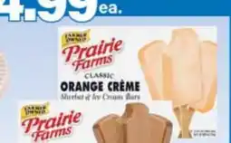 Angelo Caputo's Fresh Market Prairie Farms CLASSIC ORANGE CRÈME Sherbet & Ice Cream Bars offer