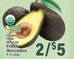 Angelo Caputo's Fresh Market Organic Hass Mexican Fresh Avocados offer