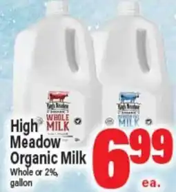 Angelo Caputo's Fresh Market High Meadow Organic Milk offer