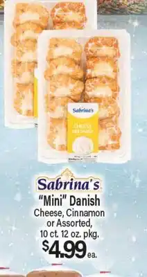 Angelo Caputo's Fresh Market Sabrina's Mini Danish offer