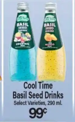 Angelo Caputo's Fresh Market Cool Time Basil Seed Drinks offer