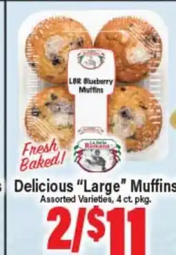 Angelo Caputo's Fresh Market Delicious Large Muffins offer