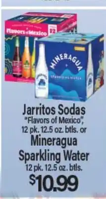 Angelo Caputo's Fresh Market Jarritos Sodas Flavors of Mexico Mineralagua Sparkling Water offer