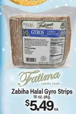 Angelo Caputo's Fresh Market Zabiha Halal Gyro Strips offer