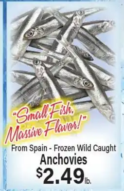 Angelo Caputo's Fresh Market From Spain - Frozen Wild Caught Anchovies offer