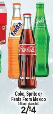 Angelo Caputo's Fresh Market Coke, Sprite or Fanta From Mexico offer
