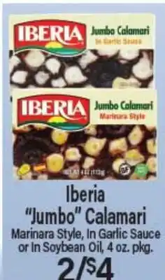 Angelo Caputo's Fresh Market Iberia Jumbo Calamari offer