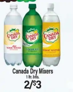 Angelo Caputo's Fresh Market Canada Dry Mixers offer