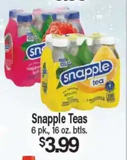 Angelo Caputo's Fresh Market Snapple Teas offer