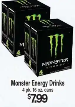Angelo Caputo's Fresh Market Monster Energy Drinks offer