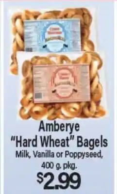 Angelo Caputo's Fresh Market Amberye Hard Wheat Bagels offer