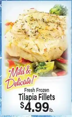 Angelo Caputo's Fresh Market Fresh Frozen Tilapia Fillets offer