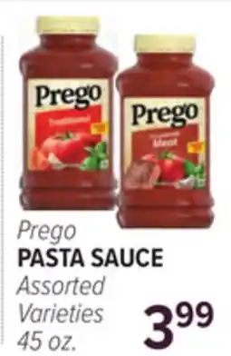 Cermak Fresh Market Prego PASTA SAUCE offer