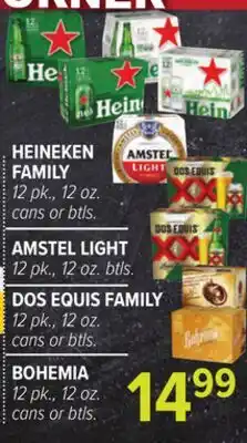 Cermak Fresh Market HEINEKEN FAMILY, AMSTEL LIGHT, DOS EQUIS FAMILY, BOHEMIA offer