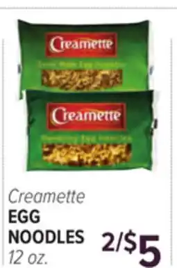 Cermak Fresh Market Creamette EGG NOODLES offer