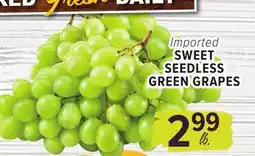 Cermak Fresh Market SWEET SEEDLESS GREEN GRAPES offer