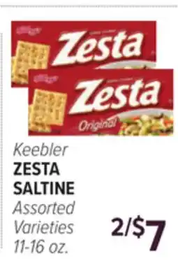 Cermak Fresh Market Keebler ZESTA SALTINE offer