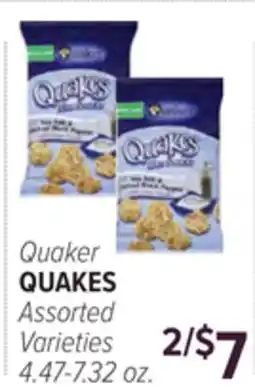 Cermak Fresh Market Quaker QUAKES offer